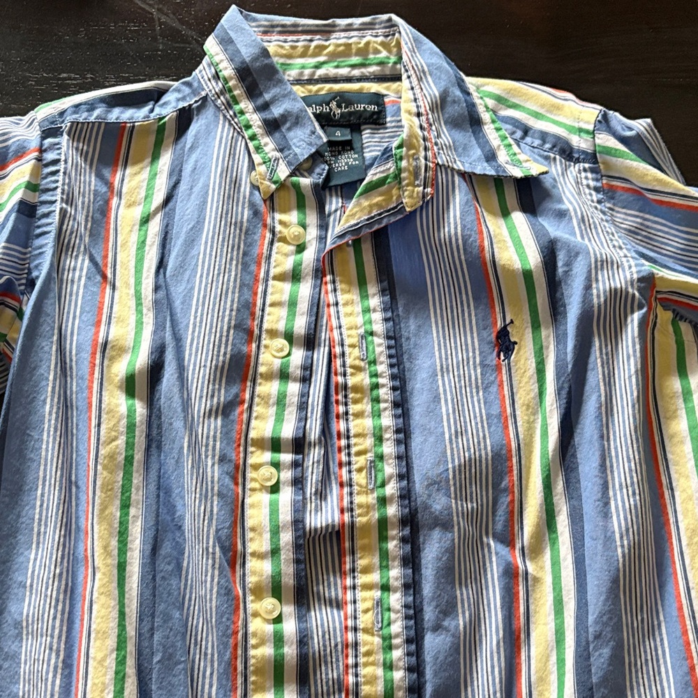 Ralph Lauren Men's Multicolor Striped Shirt